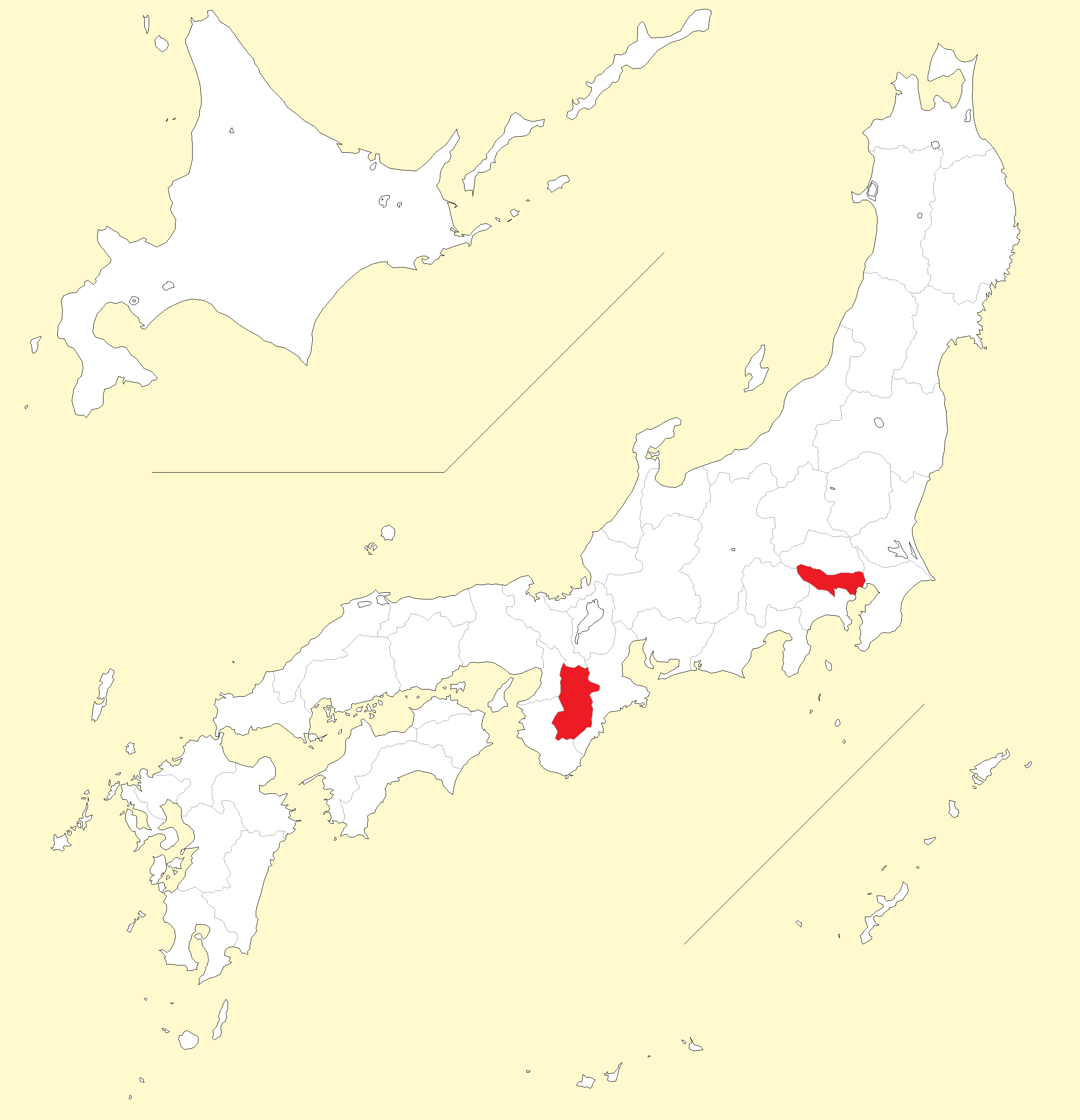 クマゼミ分布